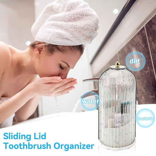 Sliding Lid Toiletries & Makeup Organizer