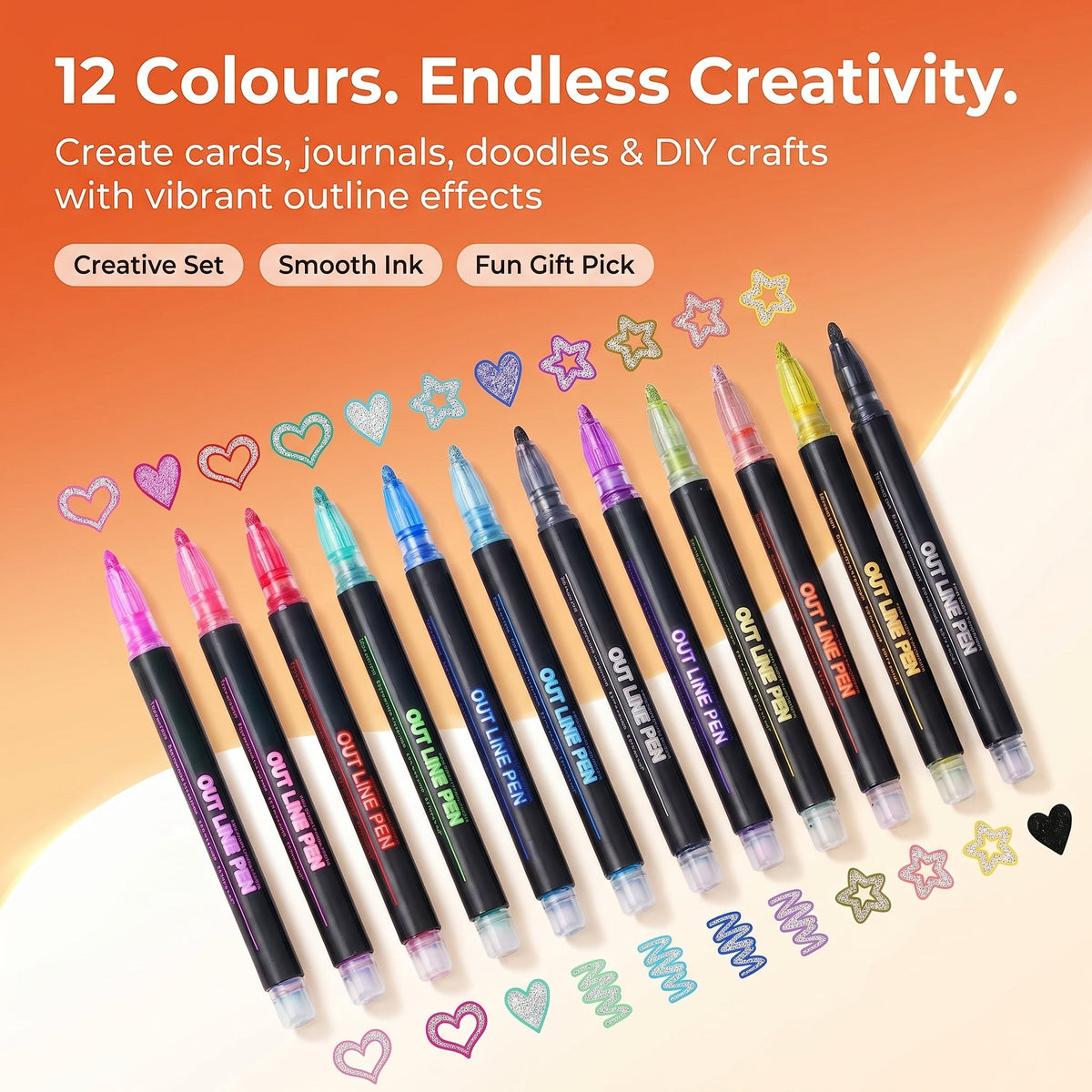 Creative outline marker project example